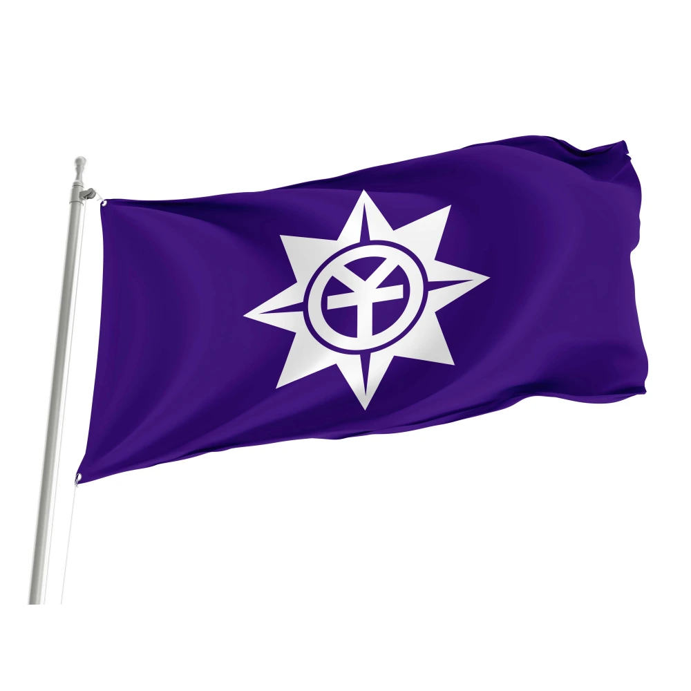 Okayama City Flag for Indoor & Outdoor Use