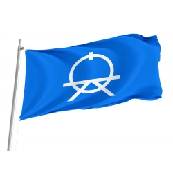 Okushiri-Village Flag for Indoor & Outdoor Use