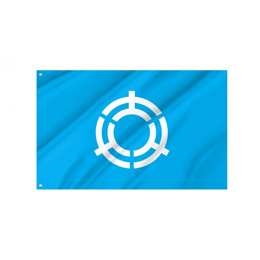 Oma Aomori Flag for Indoor & Outdoor Use, JPN355