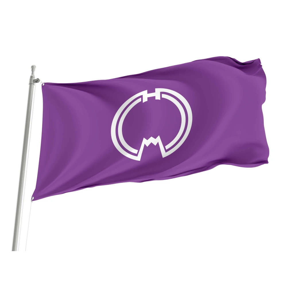Rishirifuji Flag for Indoor & Outdoor Use