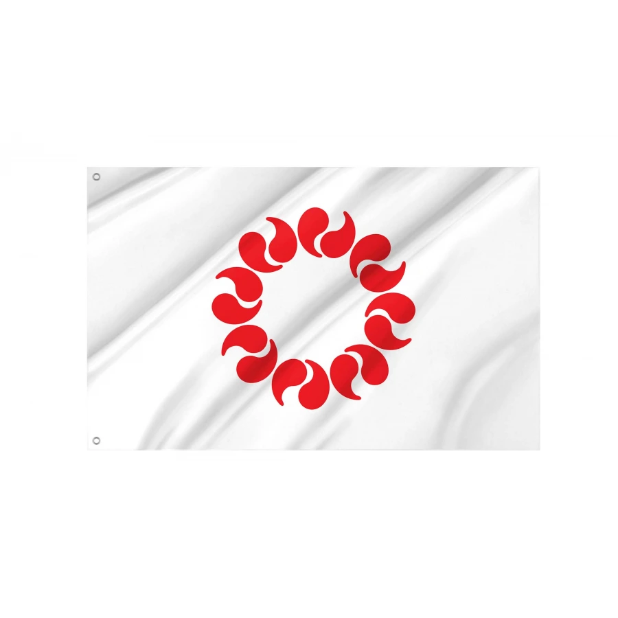 Saitama Prefecture, Kantō Region Flag for Indoor & Outdoor Use, JPN192
