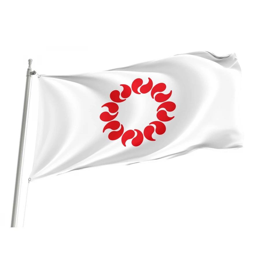 Saitama Prefecture, Kantō Region Flag for Indoor & Outdoor Use, JPN192