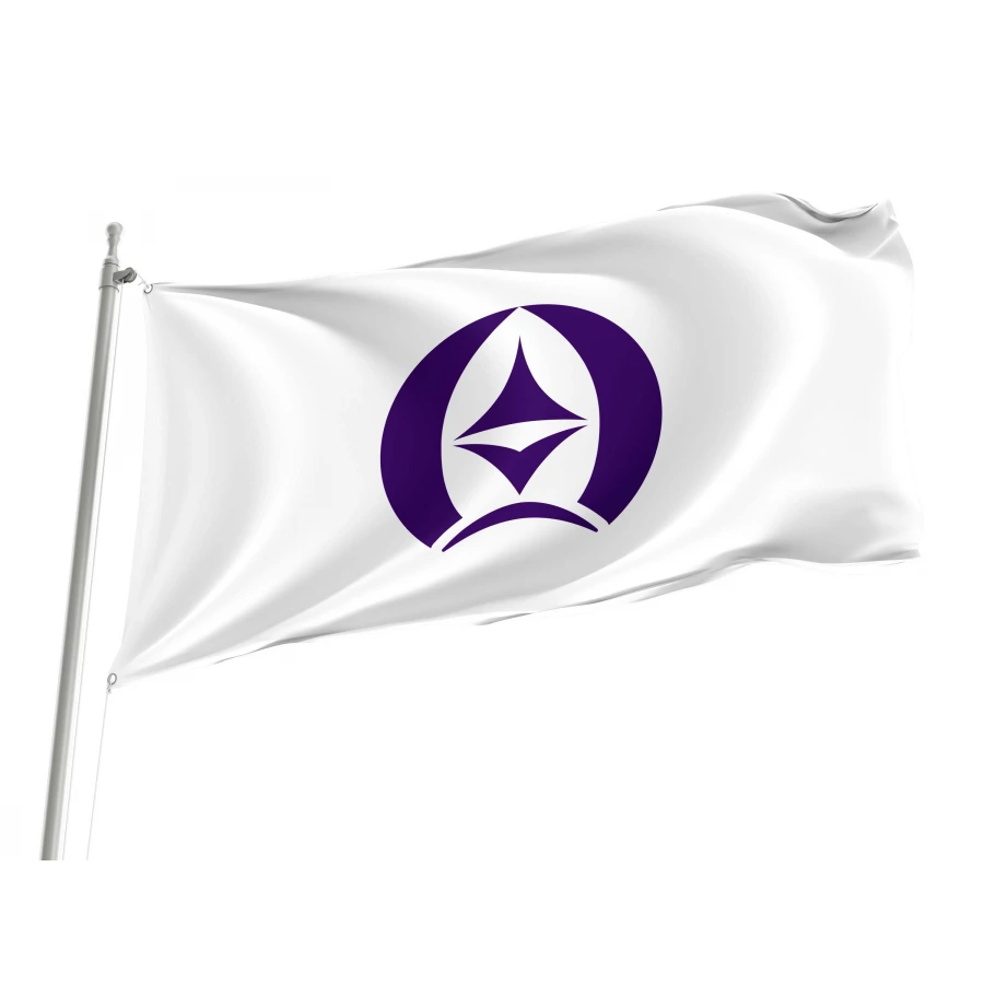 Shibetsu Town Flag for Indoor & Outdoor Use, JPN187