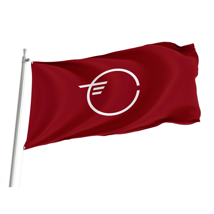 Tamakawa Fukushima flag flying