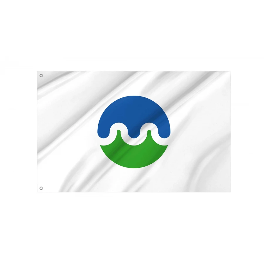 Towada Aomori Flag for Indoor & Outdoor Use, JPN337