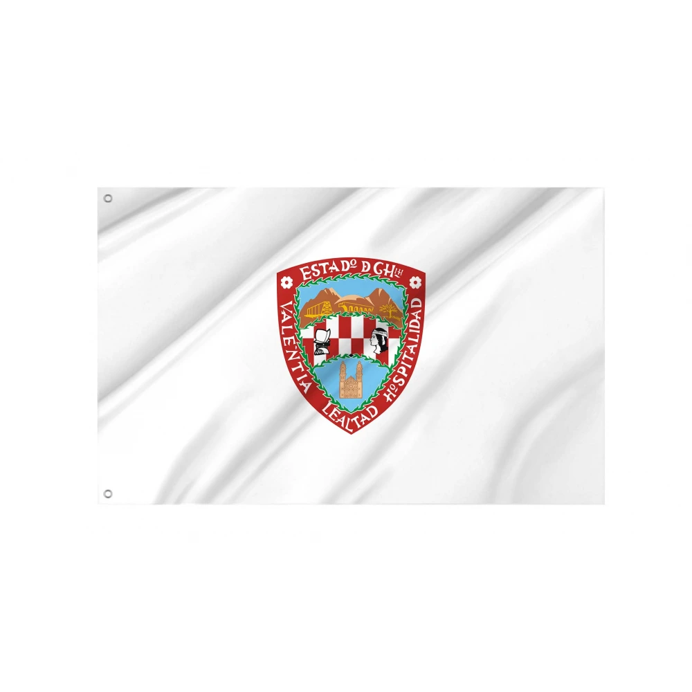 Chihuahua State Flag for Indoor & Outdoor Use