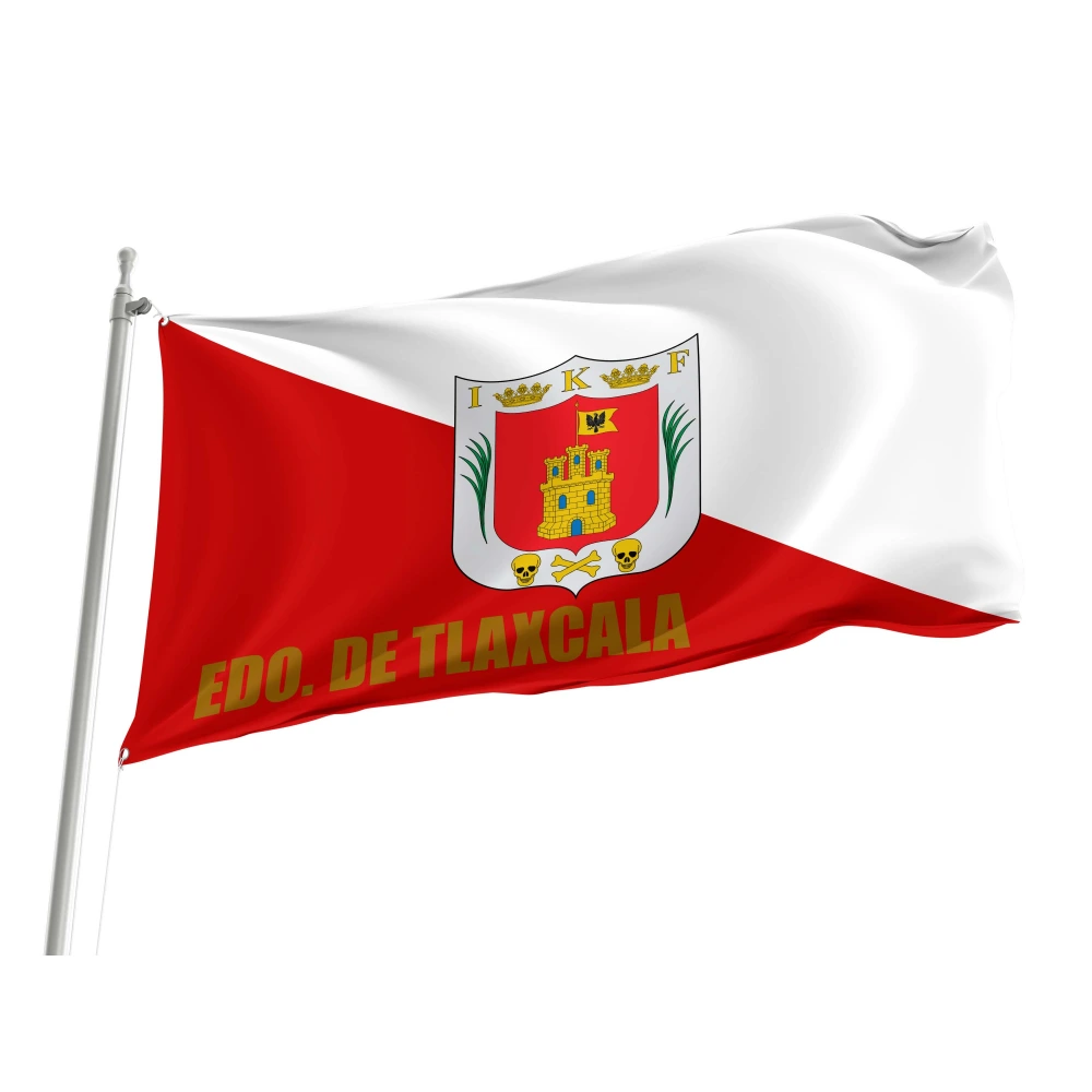 Tlaxcala Flag for Indoor & Outdoor Use