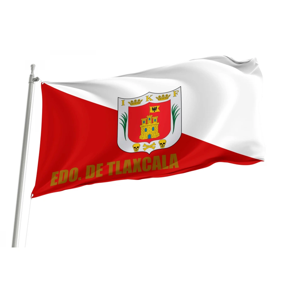 Tlaxcala Flag for Indoor & Outdoor Use, MEX32