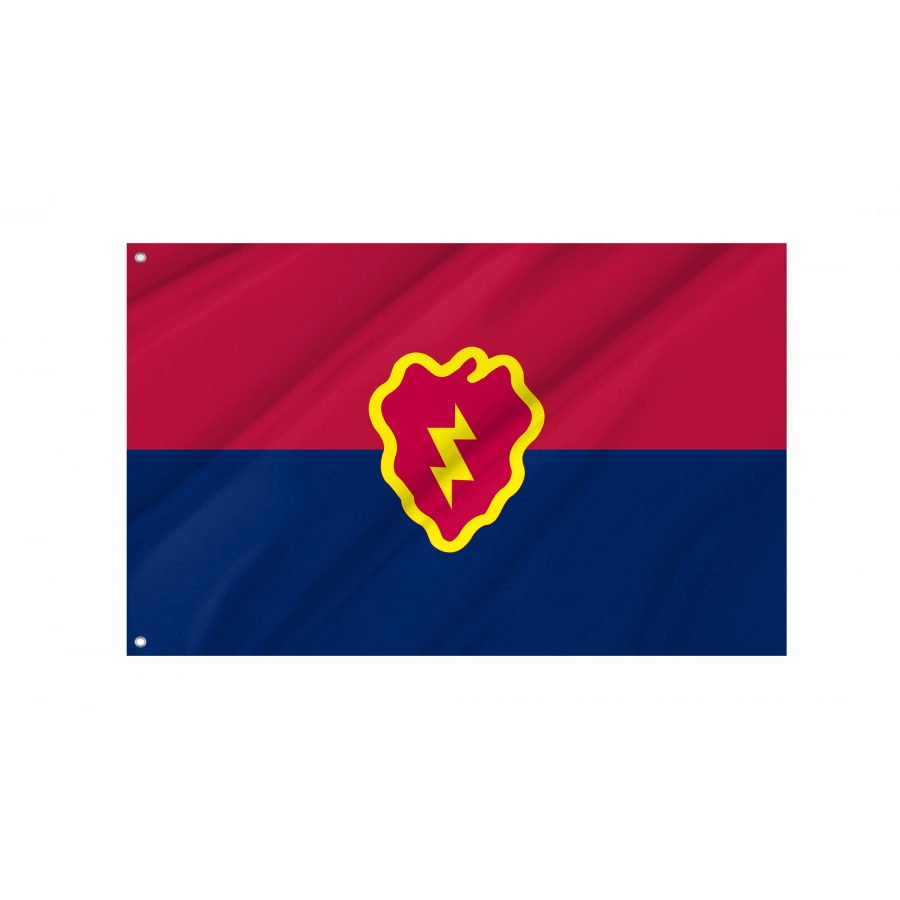 25Th Infantry Division Flag, Unique Design Print - High Quality United States for Indoor and Outdoor Use