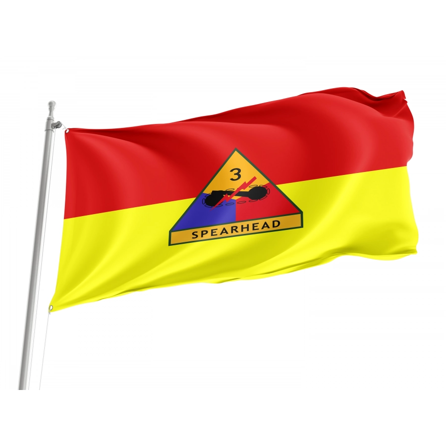 Flag 3rd Armored Division, Patriotic Flags, Unique Design Print, Flags for Indoor & Outdoor Use
