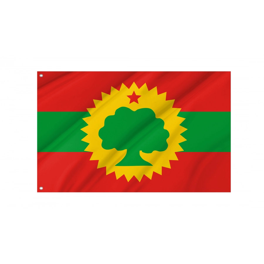 Flag of Oromo Liberation Front OLF, Patriotic Flags, Unique Design Print, Flags for Indoor & Outdoor Use