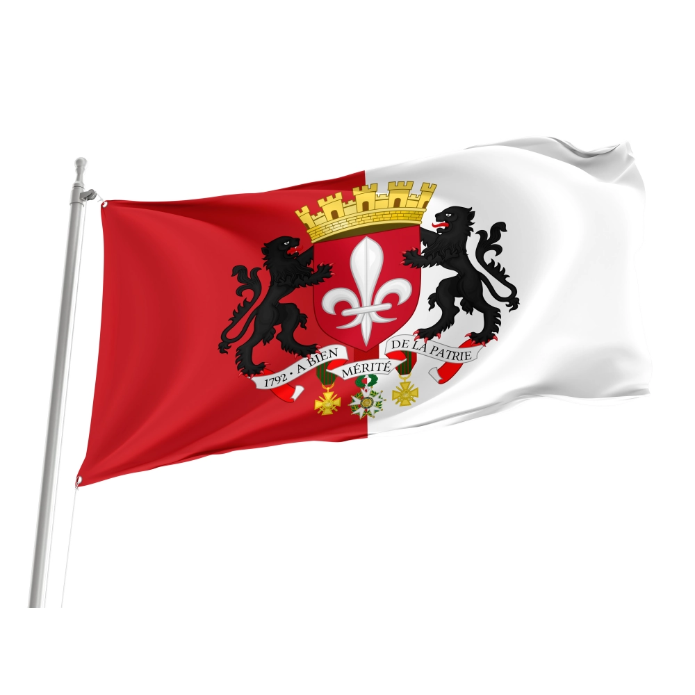 Lille Coat of Arms Flag for Indoor & Outdoor Use