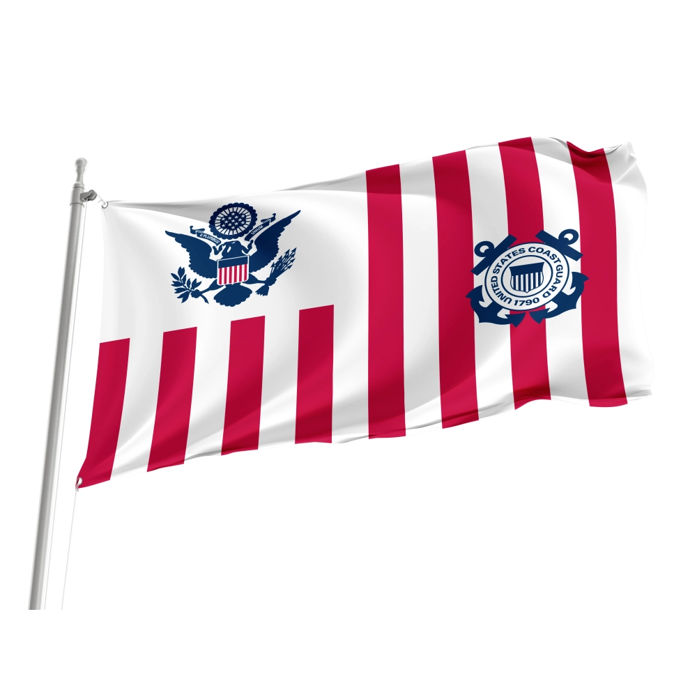 U.S. Coast Guard Flag for Indoor & Outdoor Use