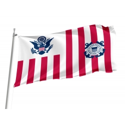 U.S. Coast Guard Flag for Indoor & Outdoor Use