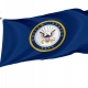 US Navy Emblem Flag for Indoor & Outdoor Use - Imagine 1