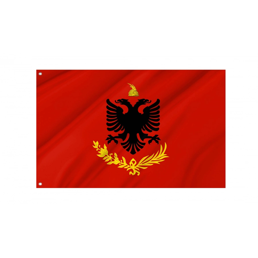 Albania Royal Army Flag for Indoor & Outdoor Use, ARMY05