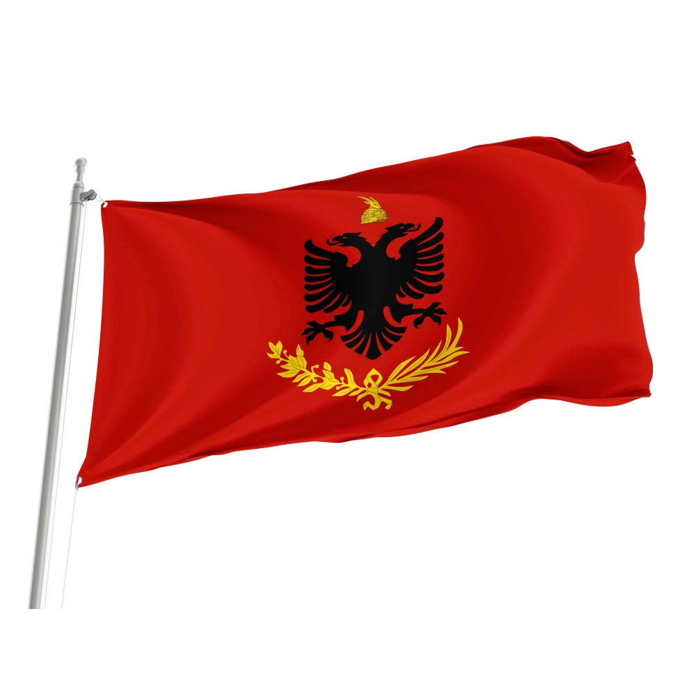 Albania Royal Army Flag for Indoor & Outdoor Use