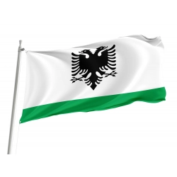Albanian Coast Guard Ensign Flag for Indoor & Outdoor Use
