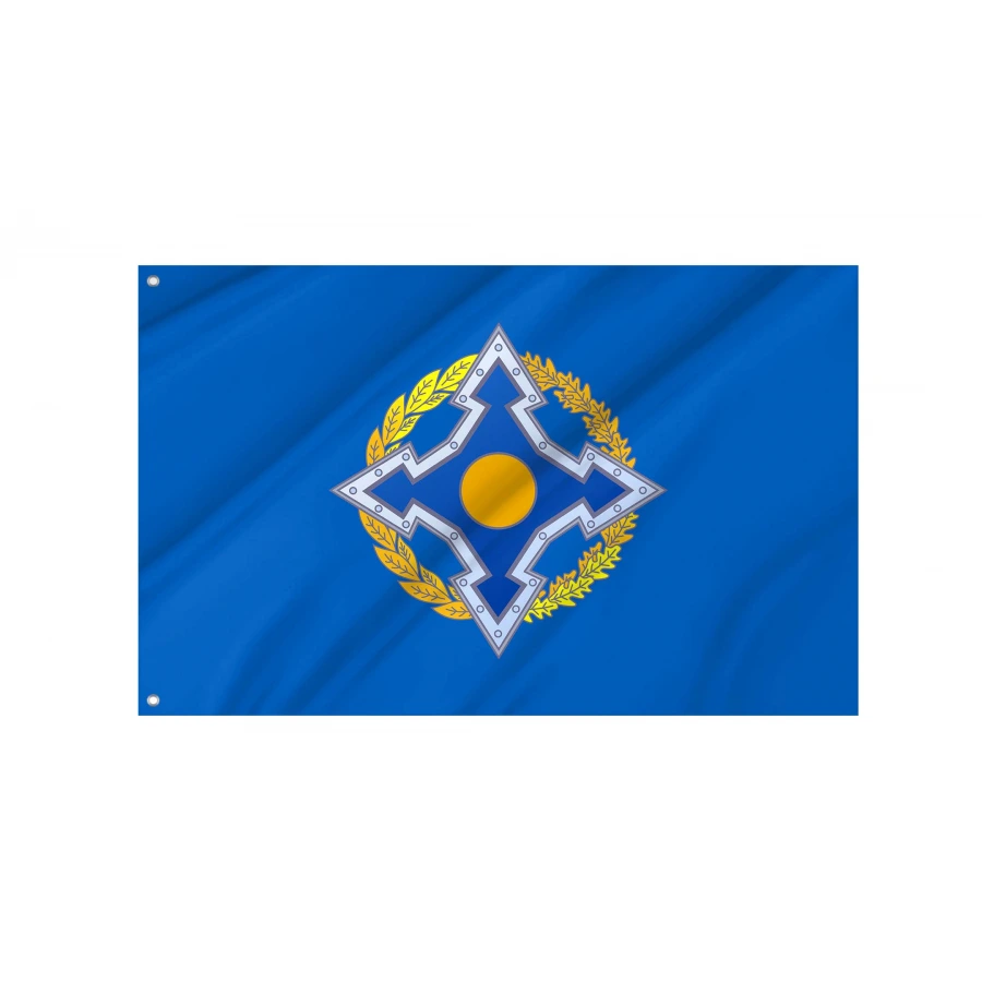 Collective Security Treaty Organization Flag for Indoor & Outdoor Use, MILITARY23