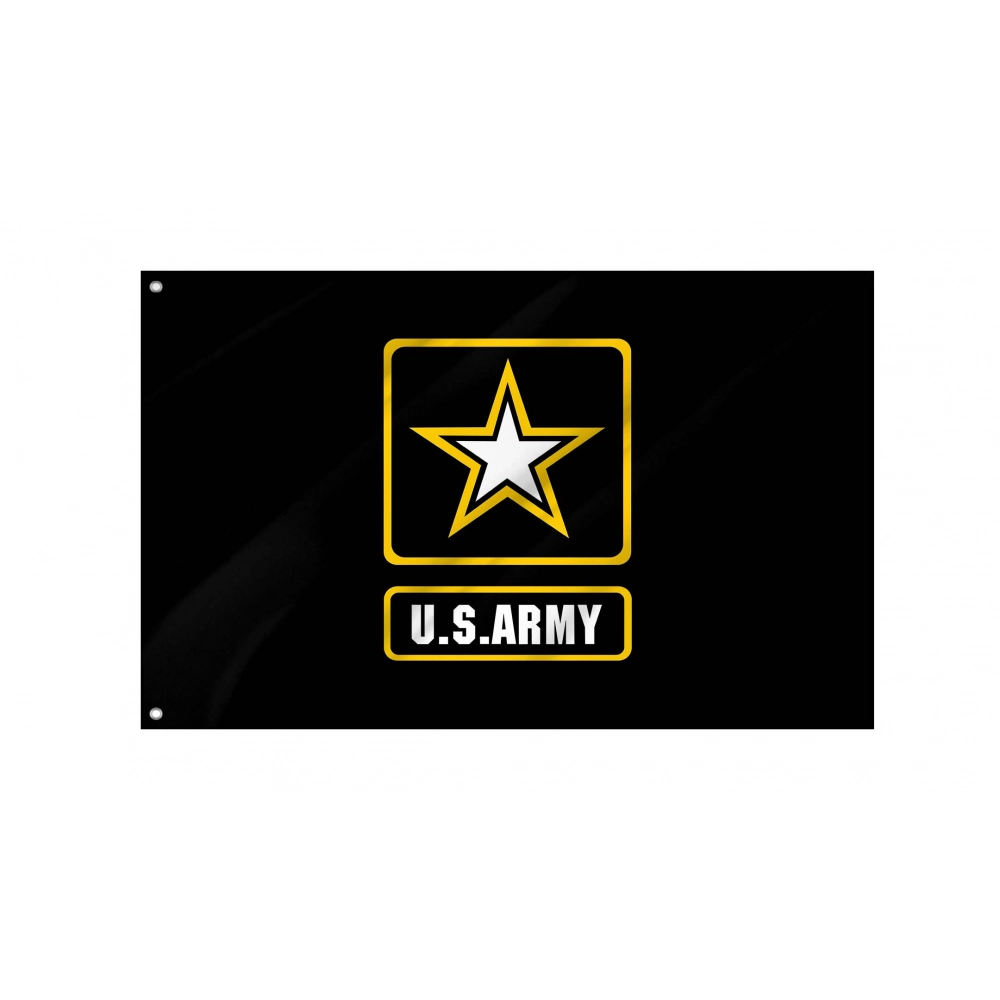Old Style U.S. Army Logo Flag for Indoor & Outdoor Use