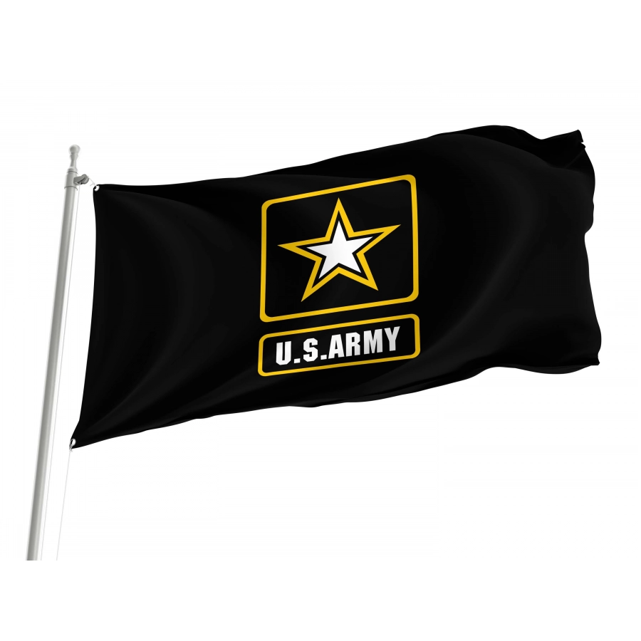 Old Style U.S. Army Logo Flag for Indoor & Outdoor Use, HISTORICAL13