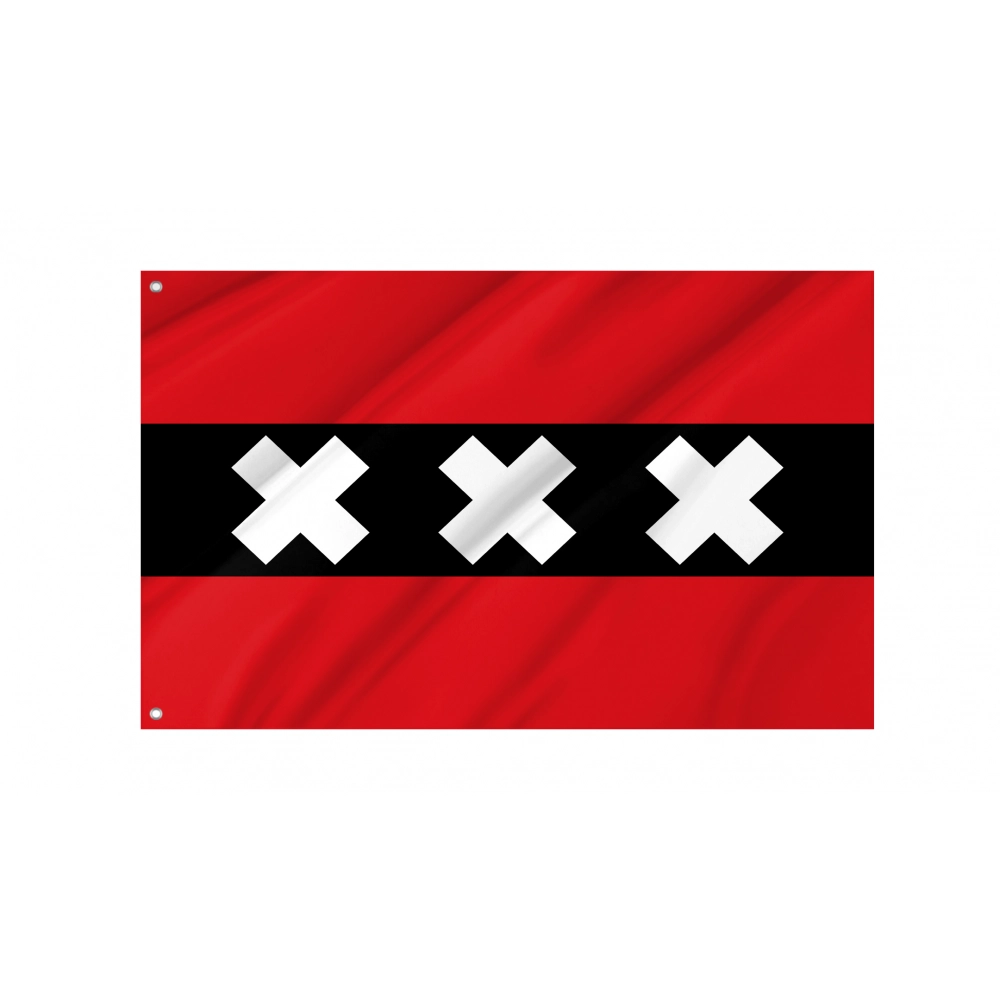 Amsterdam Flag for Indoor & Outdoor Use Amsterdam Flag for Indoor & Outdoor Use