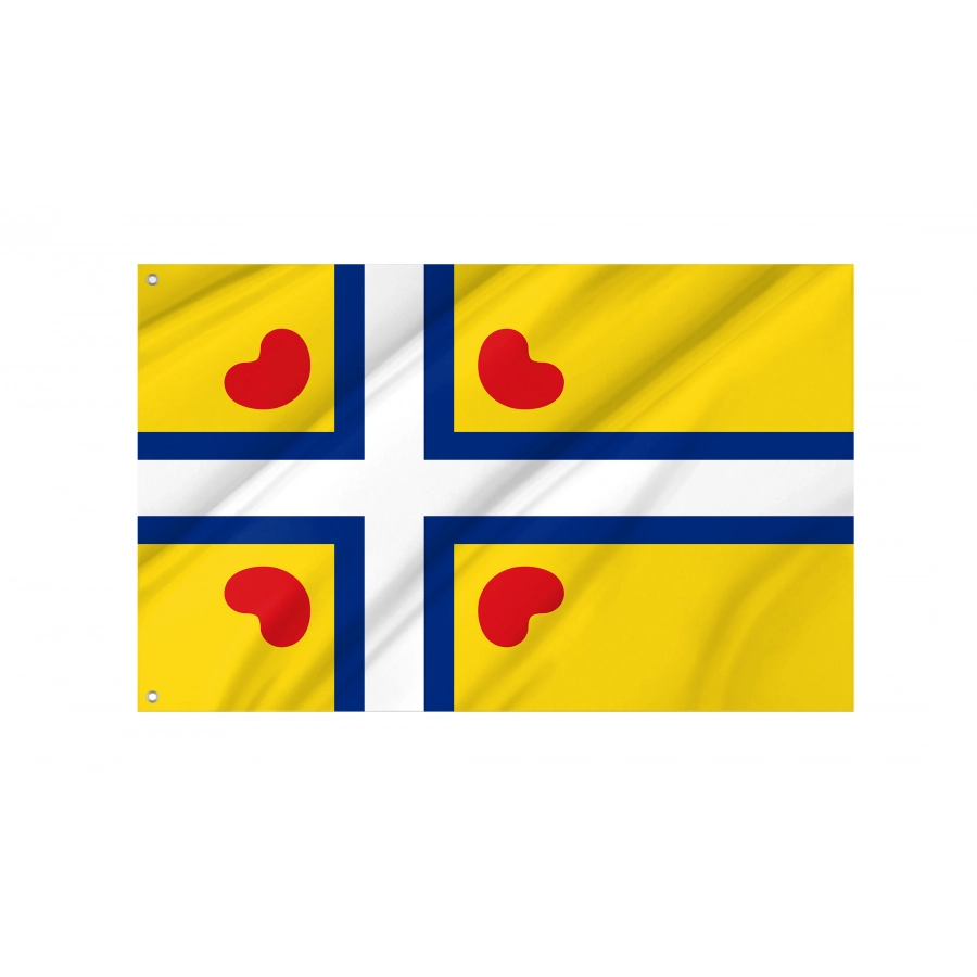 Flag of Frisia, Patriotic Flags, Unique Design Print, Flags for Indoor & Outdoor Use