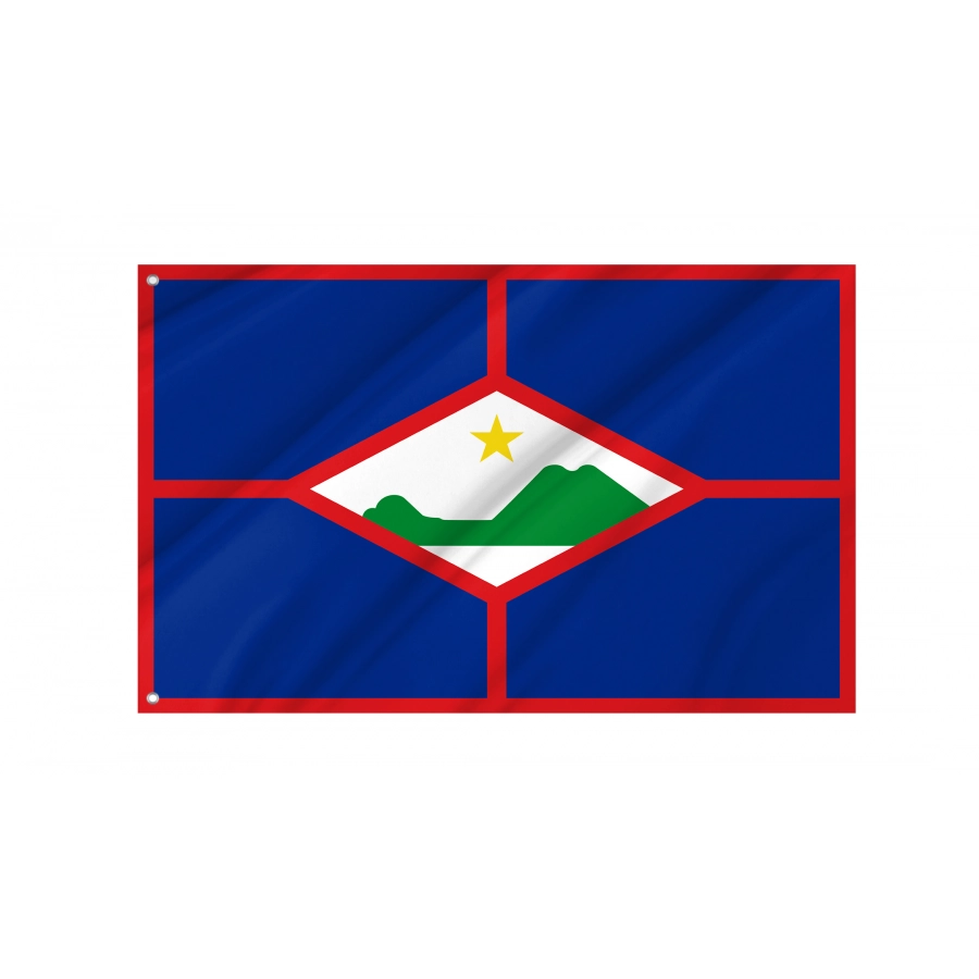 Flag of Sint Eustatius, Patriotic Flags, Unique Design Print, Flags for Indoor & Outdoor Use