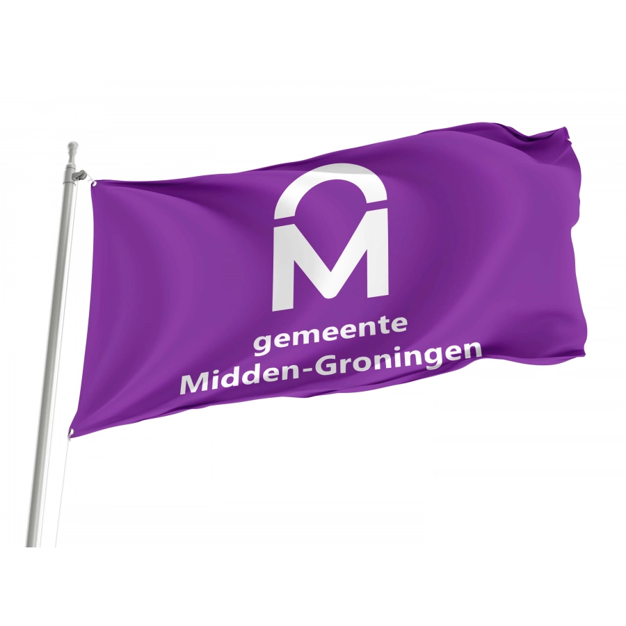 Midden-Groningen Flag for Indoor & Outdoor Use, NLD198
