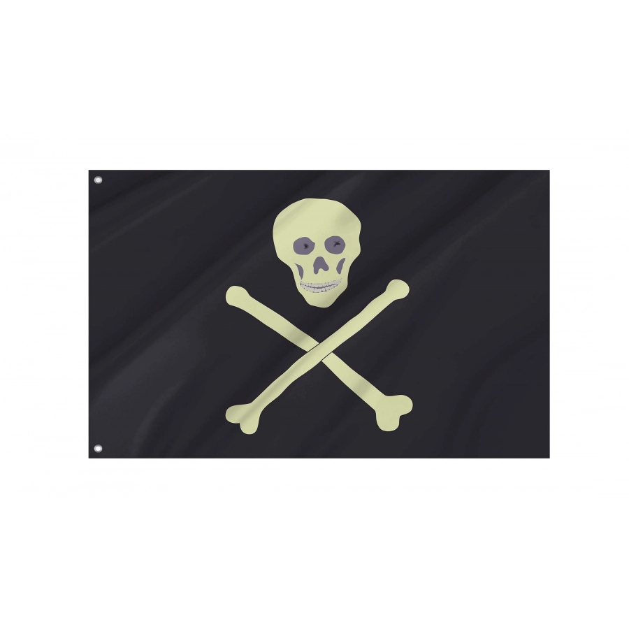 19th Century Barbary Pirate Flag, PIRATE01