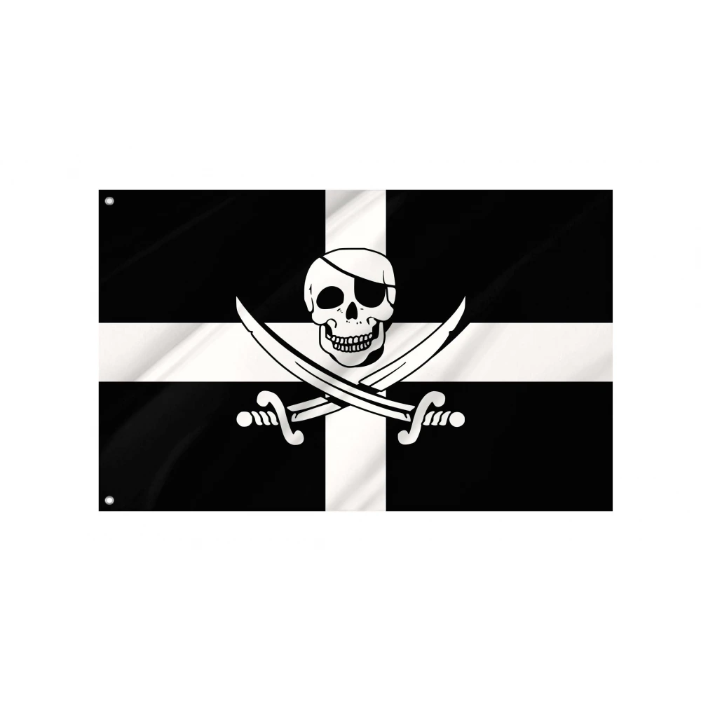Cornwall Pirate Flag for Indoor & Outdoor Use