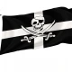 Cornwall Pirate Flag for Indoor & Outdoor Use - Imagine 1