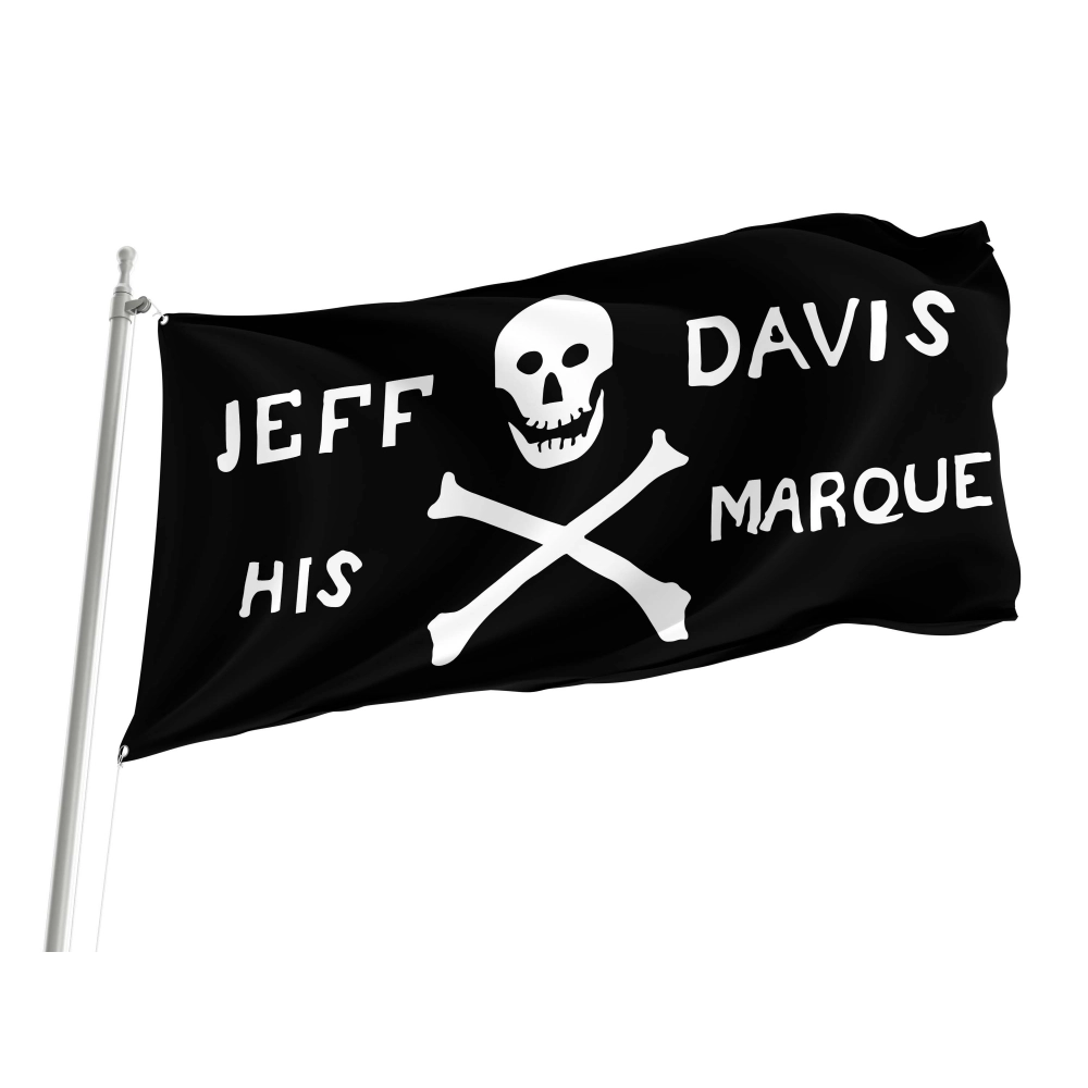 Jeff Davis His Marque Flag for Indoor & Outdoor Use