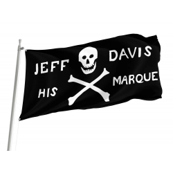 Jeff Davis His Marque Flag for Indoor & Outdoor Use