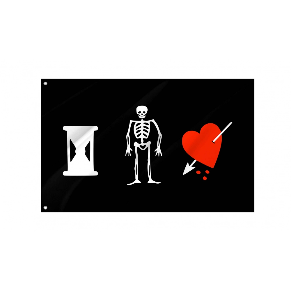 John Phillips Pirate Flag for Indoor & Outdoor Use