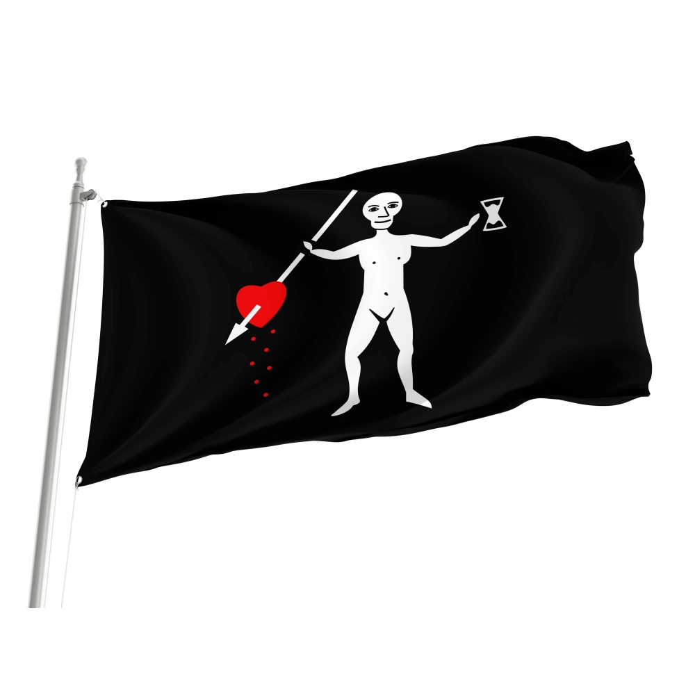 John Quelch Pirate Flag for Indoor & Outdoor Use