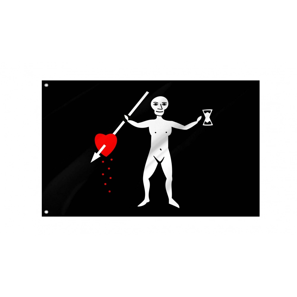 John Quelch Pirate Flag for Indoor & Outdoor Use