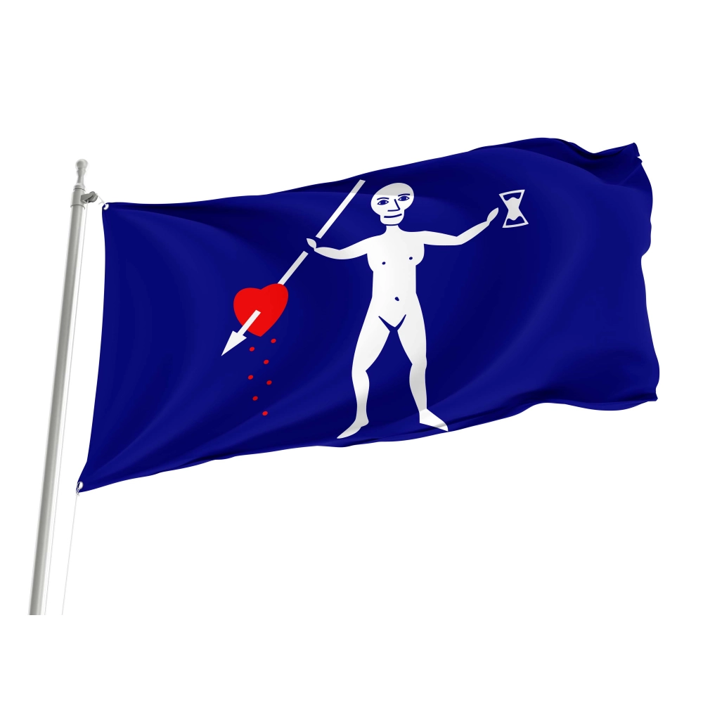 Jolly Roger pirate flag of Charles Harris for Indoor & Outdoor Use