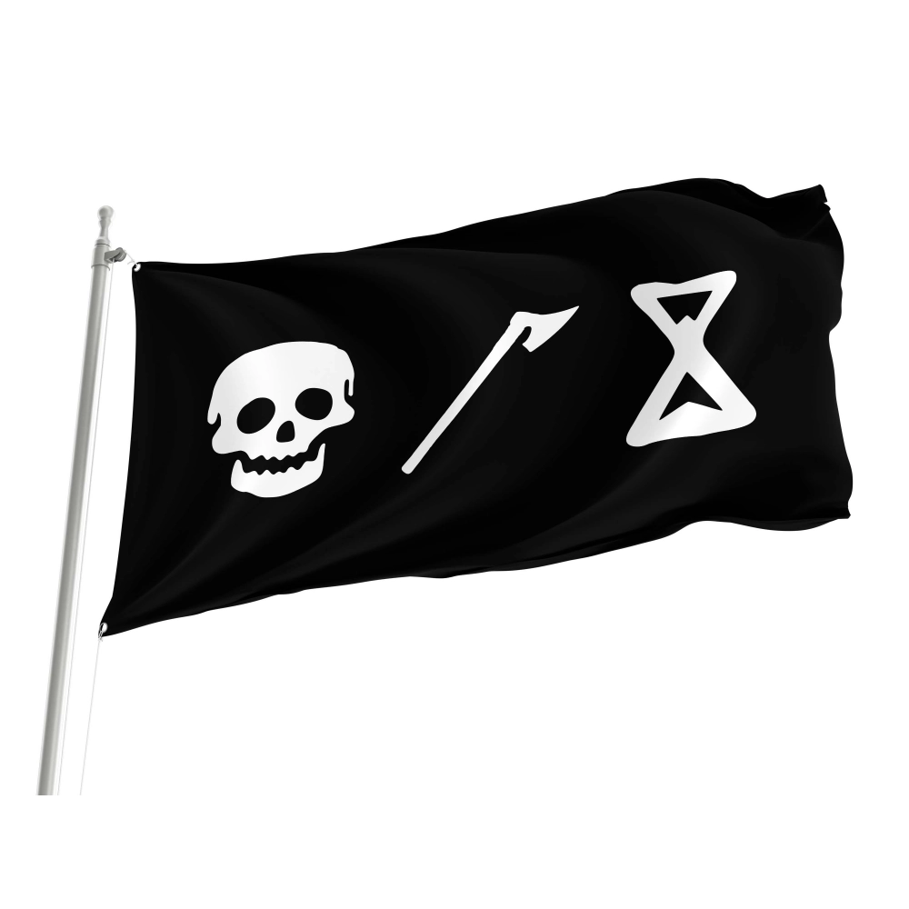 Pirate 1783 Flag for Indoor & Outdoor Use