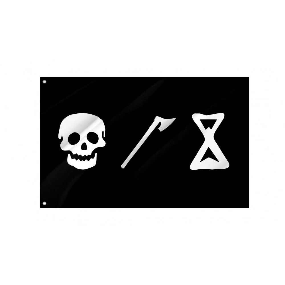 Pirate 1783 Flag for Indoor & Outdoor Use