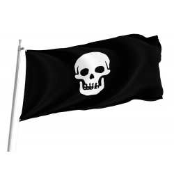 Pirate Death's Head Flag for Indoor & Outdoor Use