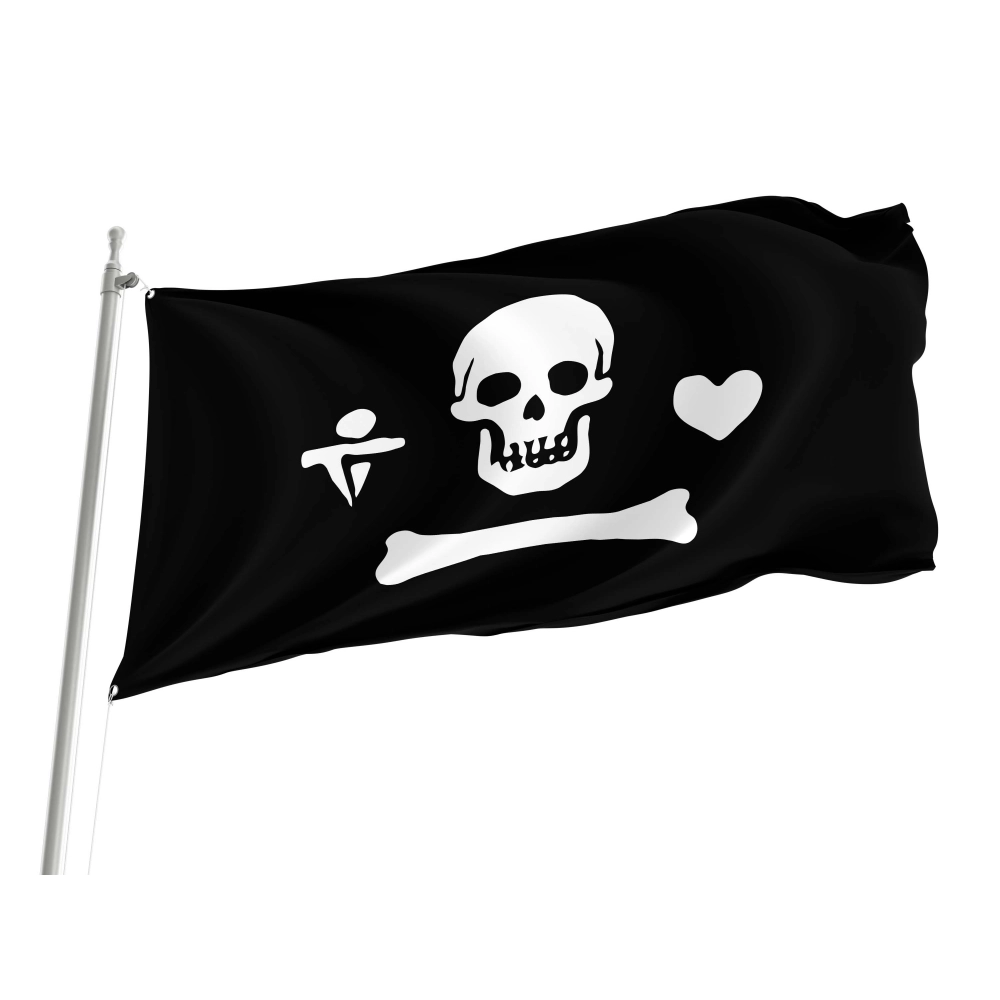 Pirate Flag of Stede Bonnet for Indoor & Outdoor Use