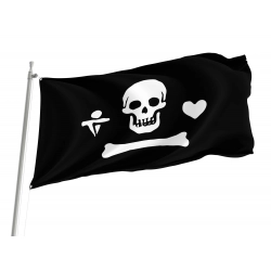 Pirate Flag of Stede Bonnet for Indoor & Outdoor Use