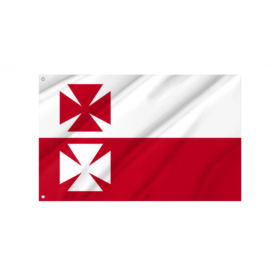 Flag Of Elblag, Patriotic Flags, Unique Design Print, Flags For Indoor & Outdoor Use - High Quality Poland for Indoor and Outdoor Use