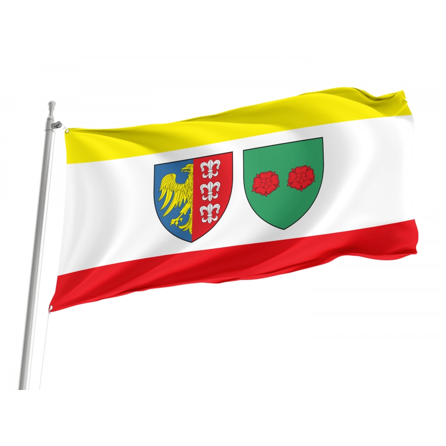 Flag Of Bielsko Biala, Patriotic Flags, Unique Design Print, Flags For Indoor & Outdoor Use - High Quality Poland for Indoor and Outdoor Use