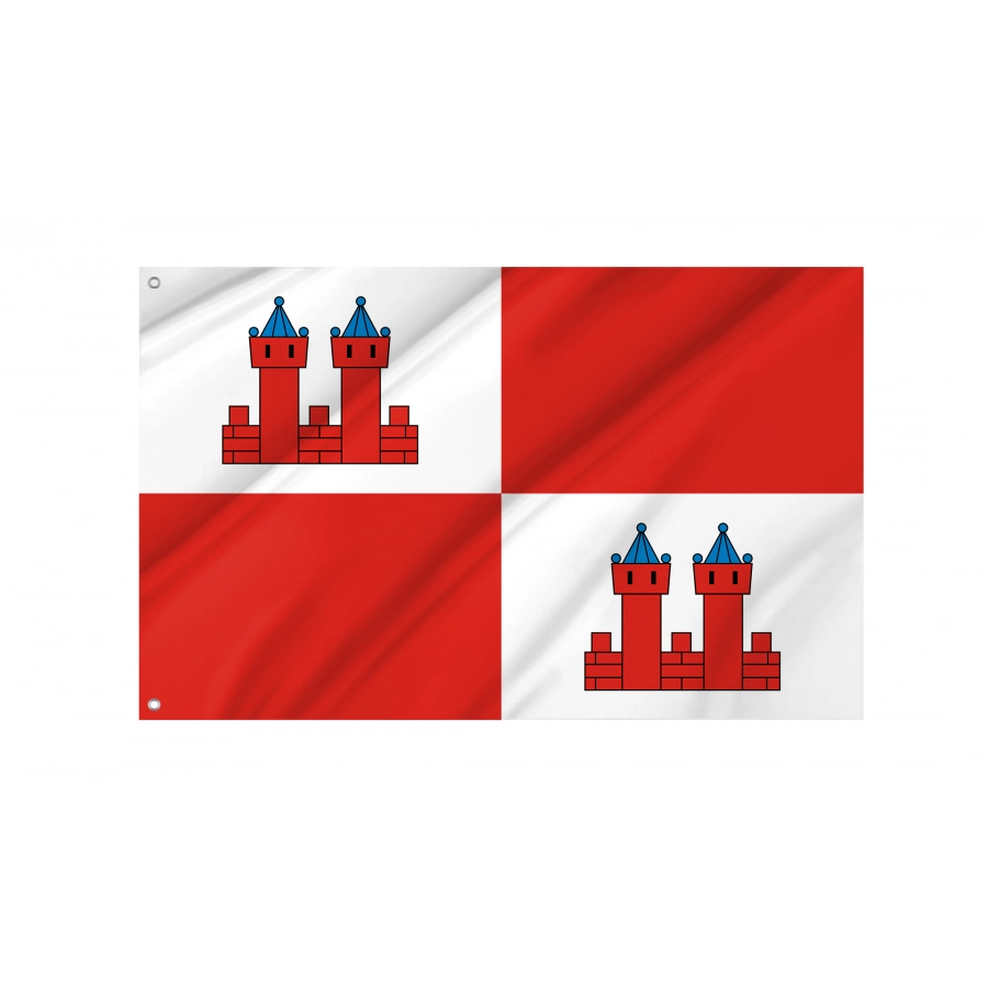 Flag Of Byczyna, Patriotic Flags, Unique Design Print, Flags For Indoor & Outdoor Use - High Quality Poland for Indoor and Outdoor Use
