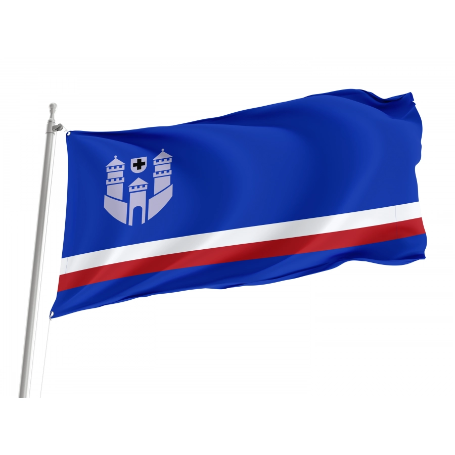 Flag Of Bytow, Patriotic Flags, Unique Design Print, Flags For Indoor & Outdoor Use - High Quality Poland for Indoor and Outdoor Use