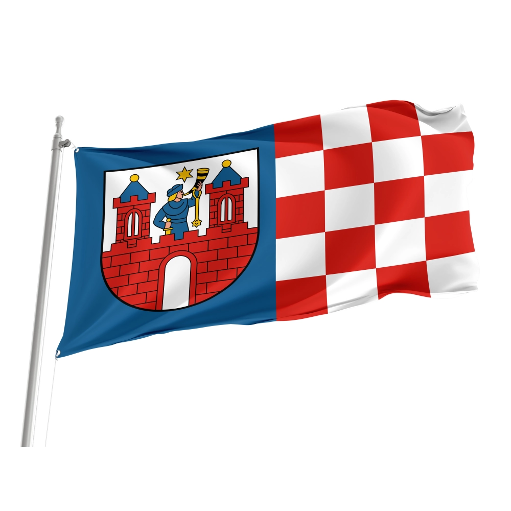 Kalisz Flag for Indoor & Outdoor Use