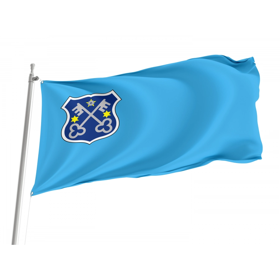 Flag Of Krotoszyn, Patriotic Flags, Unique Design Print, Flags For Indoor & Outdoor Use - High Quality Poland for Indoor and Outdoor Use