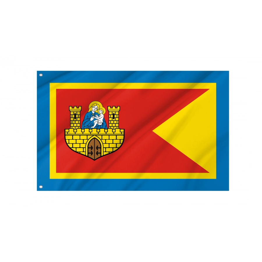 Flag Of Frombork, Patriotic Flags, Unique Design Print, Flags For Indoor & Outdoor Use - High Quality Poland for Indoor and Outdoor Use